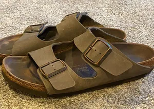 Birkenstock Arizona Oiled Brown Leather Sandals Size 39/8.5 thumbnail 1