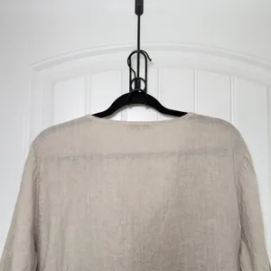 Orange Amore Made In Italy Small V Neck Top Langelook Old Money Cottagecore Top thumbnail 4