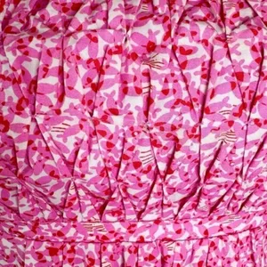 Vintage 90’s Lilly Pulitzer White Label Cotton Strapless Snorklin’ Dress Pink 2 thumbnail 11