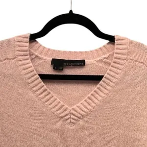360‎ Cashmere Crop Sweater Pink Small thumbnail 3