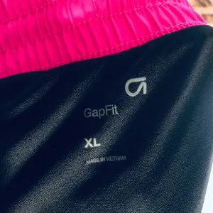 GAP FIT Pink Athletic Shorts with Curved Hem thumbnail 3
