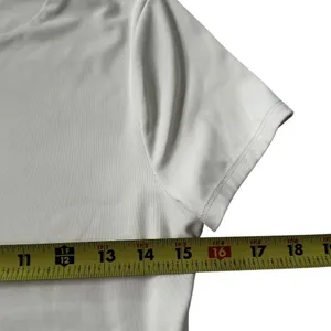 Express Body Contour Crop Top Short Sleeve Ivory Slim Fit Size Medium | 73-19 thumbnail 5