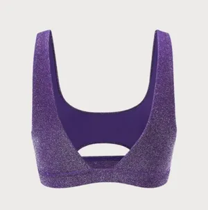 BERLOOK Purple Lurex Cut Out Bikini Top AND BOTTOM 23 thumbnail 10