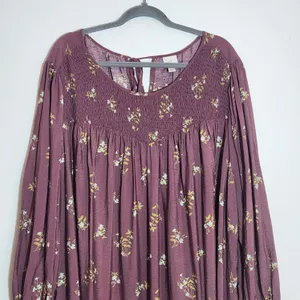 A New Day Purple Floral Dress Size 3X thumbnail 3