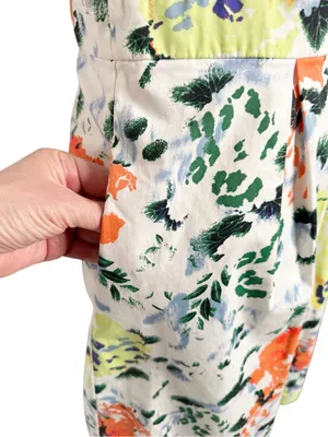 Gap Sara Floral Sleeveless Dress Size 8 thumbnail 6
