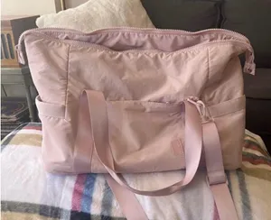 BagSmart Pink Duffel thumbnail 1