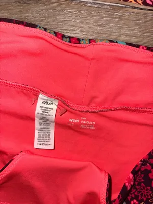 aerie Floral Print Bikini Set in Neon Pink thumbnail 2