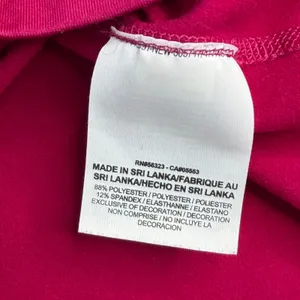 Nike Pro Dri-FIT Womens Pink Print Half Zip Pullover Top Medium Workout Athletic thumbnail 4