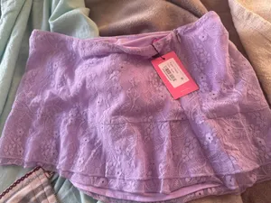 Edikted Lyra Lace Mini Skirt M NWT thumbnail 1