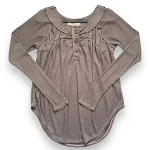 The North Face Free People Must Have Henley Knit Top Size Medium thumbnail 3