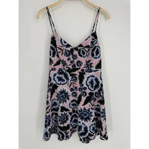 Show Me Your Mumu Floral‎ Mini Dress Medium Pink Blue Fit & Flare Boho Spring thumbnail 4