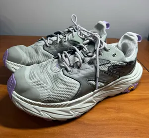 Hoka Anacapa 2 Low GTX Trail Running Shoes‎ Sneakers Grey Purple 10B thumbnail 1