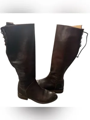 Bed Stu Manchester Brown Leather Knee High Boots Size 8.5 Womens thumbnail 5
