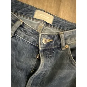 Everlane Jeans Womens 30 Blue 90s Cheeky Jean Crop Organic‎ Cotton Button Fly thumbnail 2