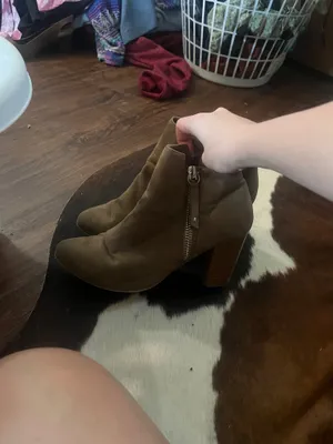 Tan women’s booties  thumbnail 3