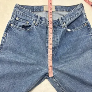 Everlane Women's Straight Leg Blue Jeans size 27‎ crop thumbnail 4