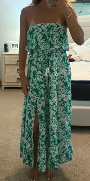 Japna Green maxi dress thumbnail 2