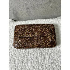 Western Dragonfly Studded Shoulder Bag Wallet Set Tooled Boho Cowgirl Purse thumbnail 10