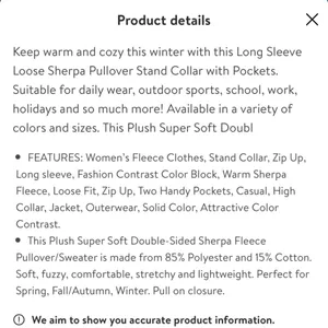Oversized Fleece Sherpa Pullover Green thumbnail 2