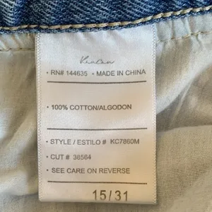 KanCan Women’s Size 31 Estillo High Rise‎ Distressed Denim Jeans KC7860M thumbnail 4