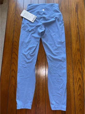 Lululemon Align With Pockets High Rise 25” Prep Blue Size 6 NWT thumbnail 2