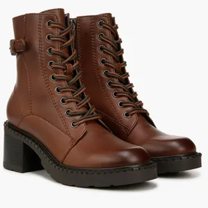 NEW Zodiac Paxon Lace-Up Boot (Women) 8.5M, BIKER BROWN thumbnail 2