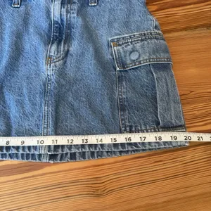Abercrombie & Fitch High Rise‎ Mini Skirt Size 28 / 6 Denim Side Pockets 90s EUC thumbnail 11