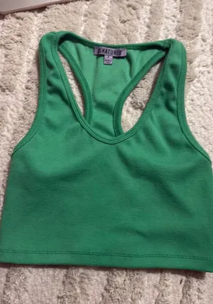GREEN TANK TOP thumbnail 1