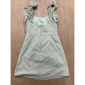 Selfie Leslie Textured Mini Dress Ruched Straps Women’s XS thumbnail 2