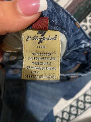 Blue and navy flared jeans Size 28 thumbnail 4