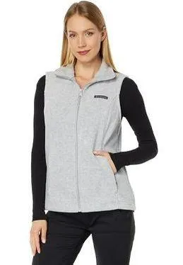 Gray Fleece Full Zip Fall Spring Vest thumbnail 1