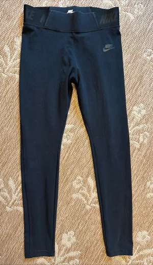 Nike  Black Logo Performance Leggings thumbnail 1