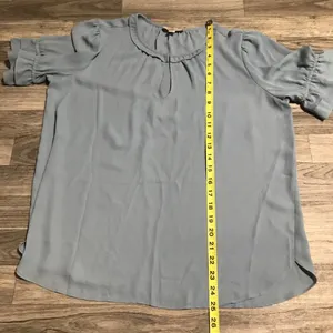 Loft outfit Baby Blue Blouse Top; size medium women’s thumbnail 6