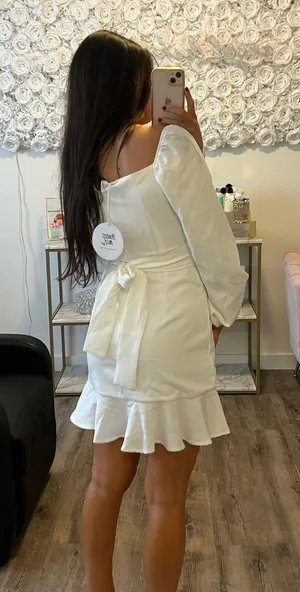 White Mini Dress thumbnail 2