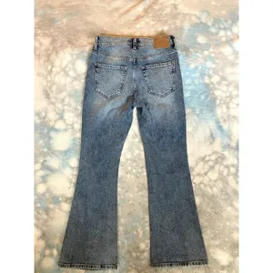 AEROPOSTALE High Rise Flare Jeans Ripped Denim Size 2 S Short thumbnail 7