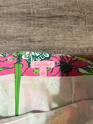 LILLY PULITZER Roslyn Skirt in New Green Bloomin’ Cacoonin’ thumbnail 4