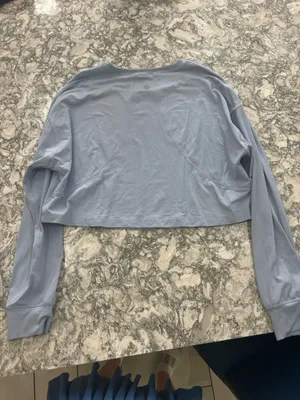 Lululemon Long Sleeve Oversized crop top thumbnail 2