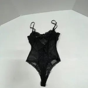Victoria's Secret Black Bodysuit 34B -In‎ Bag. thumbnail 7