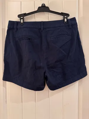 J.‎ Crew Navy blue chino shorts women's 6 thumbnail 3