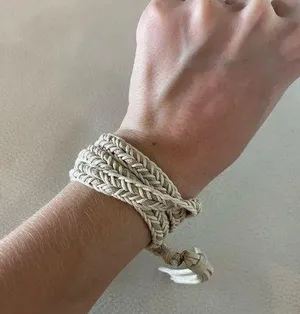 Beige Wrap Around Bracelet thumbnail 1