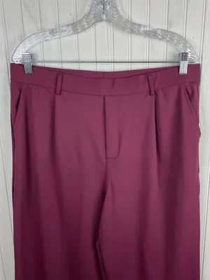 NEW Halara Flex DayStretch High Waisted Pocket Work Flare Pants Size XL Mahogany thumbnail 5