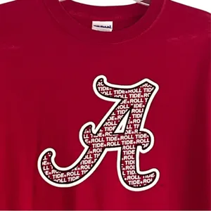 Gildan Ultra Cotton UAB Collegiate Alabama Crimson Tide T-shirt medium thumbnail 2