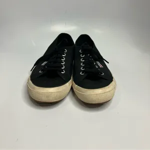 Superga black canvas sneakers unisex‎ sizing thumbnail 2