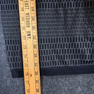 Lululemon Rest Less Pullover Long Sleeve Top Black Grey Honeycomb Size 6 thumbnail 5