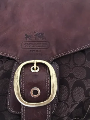 Vintage Bleeker Signature Large Flap Bag thumbnail 8