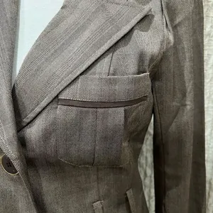 Grass collection juniors Brown blazer size‎ medium thumbnail 6