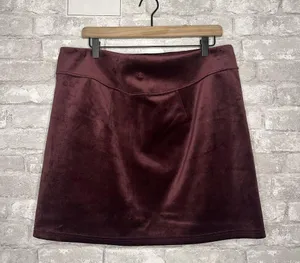 Lululemon Scuba High Rise Mini Skirt Velvet NWT Size XL (GARN) LW8AL9S thumbnail 2