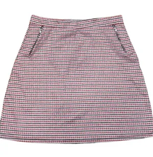 Le Lis Red Black Houndstooth A-Line Stretch Pull On Skirt Women's XXL thumbnail 1