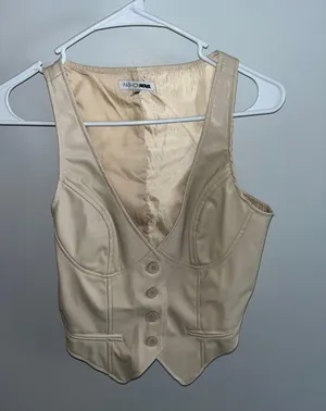 Leather Vest Size XS thumbnail 1