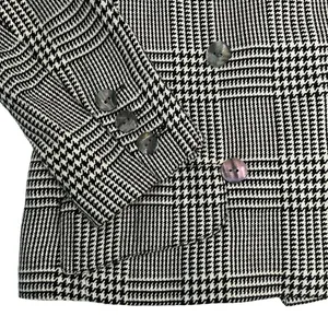 Augustus by Andrew Morgan houndstooth Blazer Jacket 90's Vintage Academia Size 6 thumbnail 5